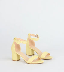 Chic Steps Low Block Heels