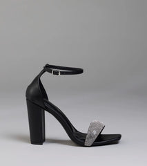 Royal Treatment Rhinestone Block Heels