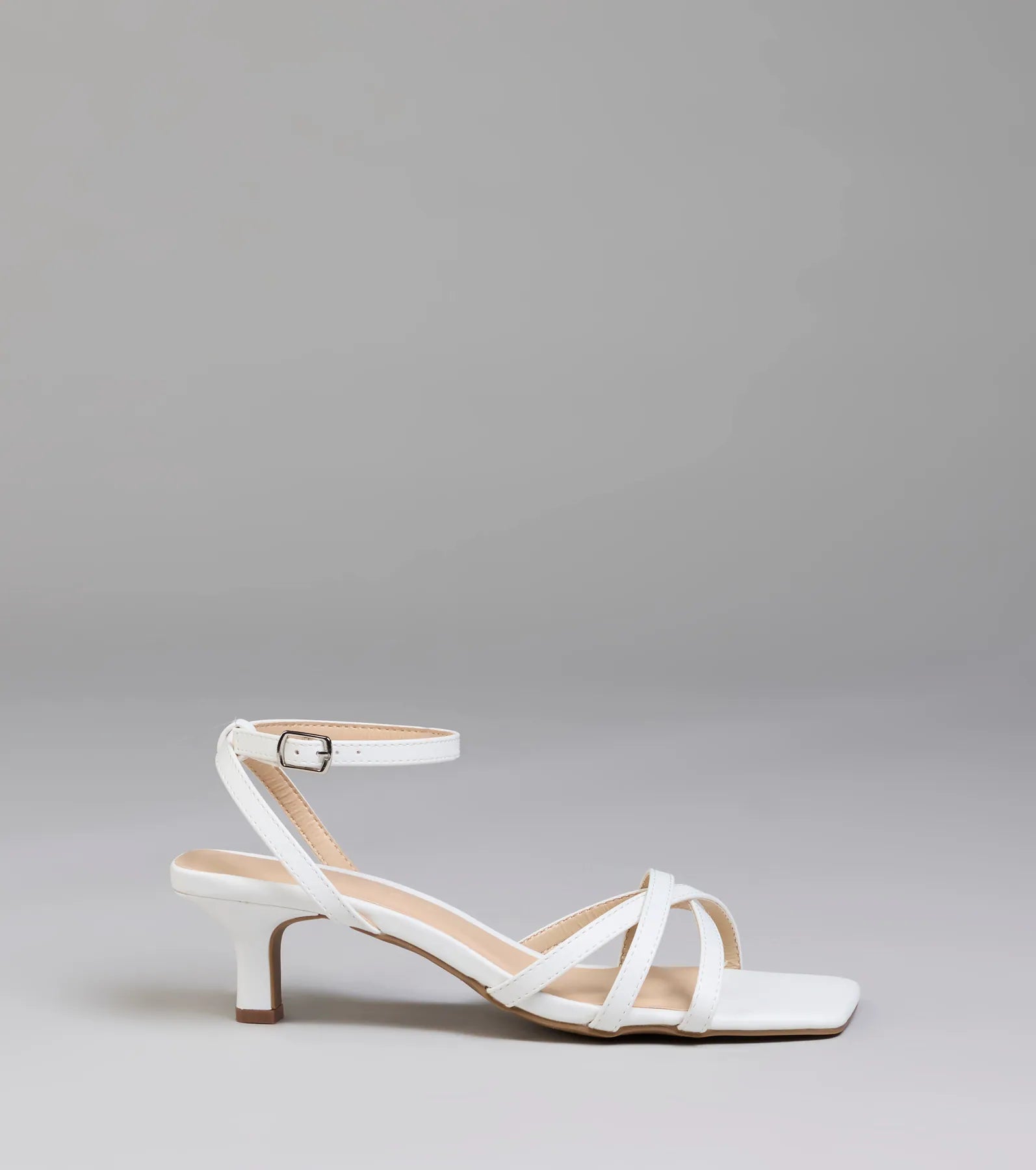 Everyday Slay Strappy Kitten Heels
