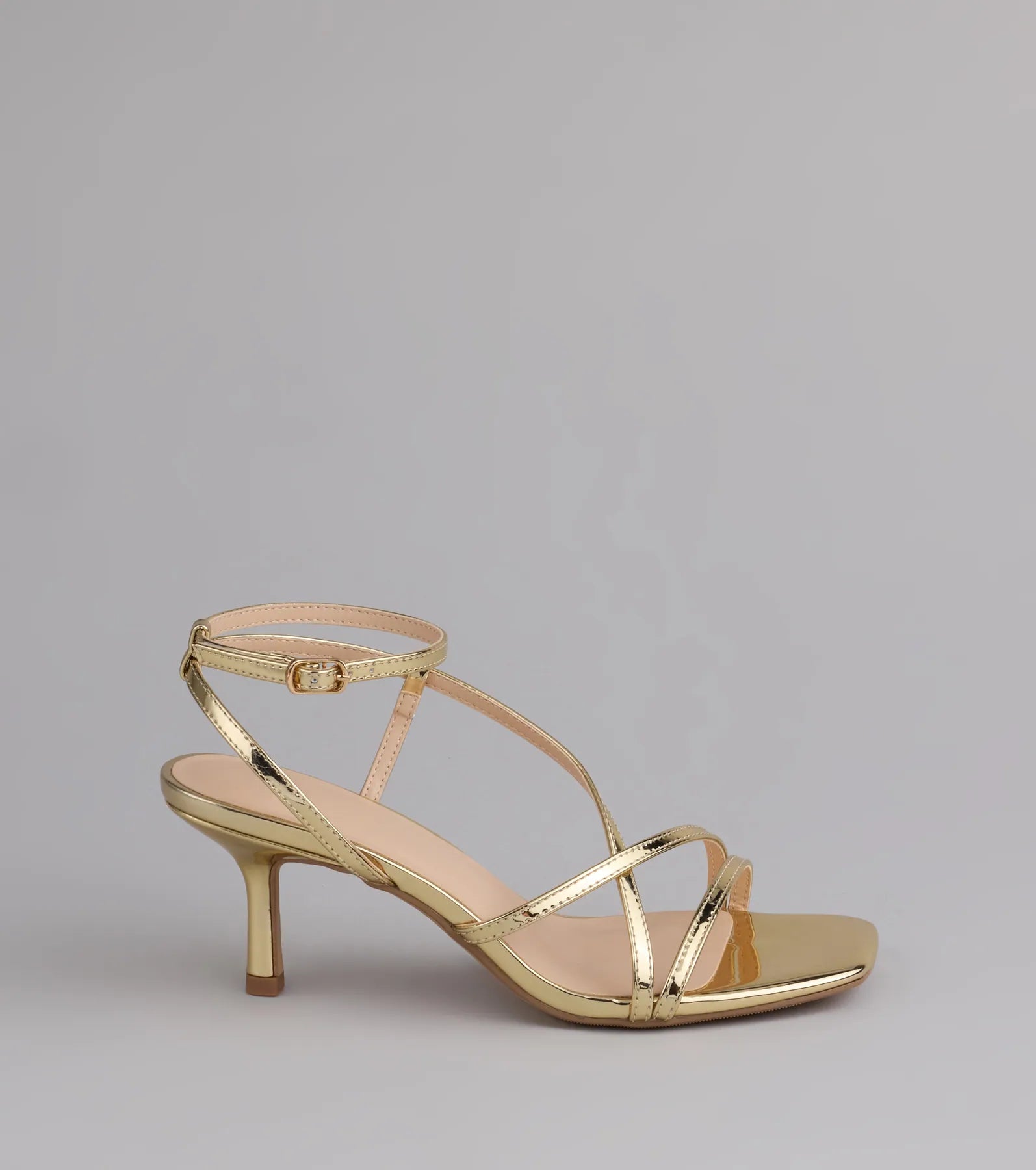 Simply Stunning Strappy Kitten Heels