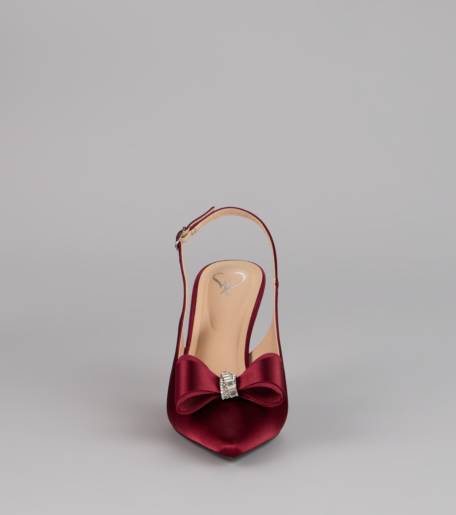 Sweet Step Bow Detail Slingback Pumps