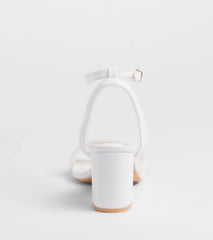Step Into Chic Strappy Block Heels