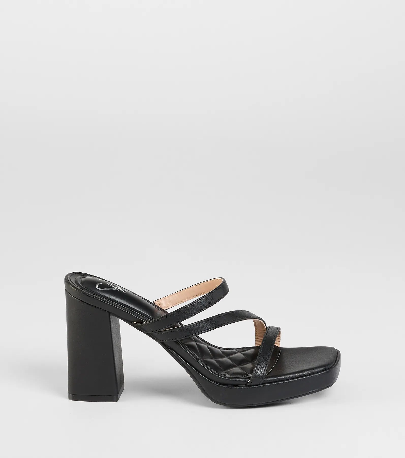 Party Ready Strappy Platform Block Heels