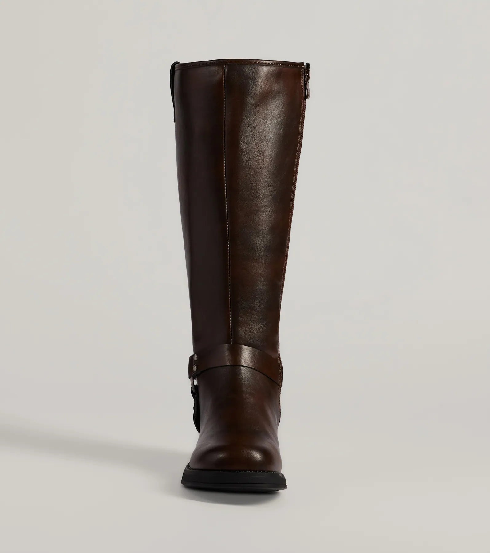 Edgy Moves Under-The-Knee Moto Boots