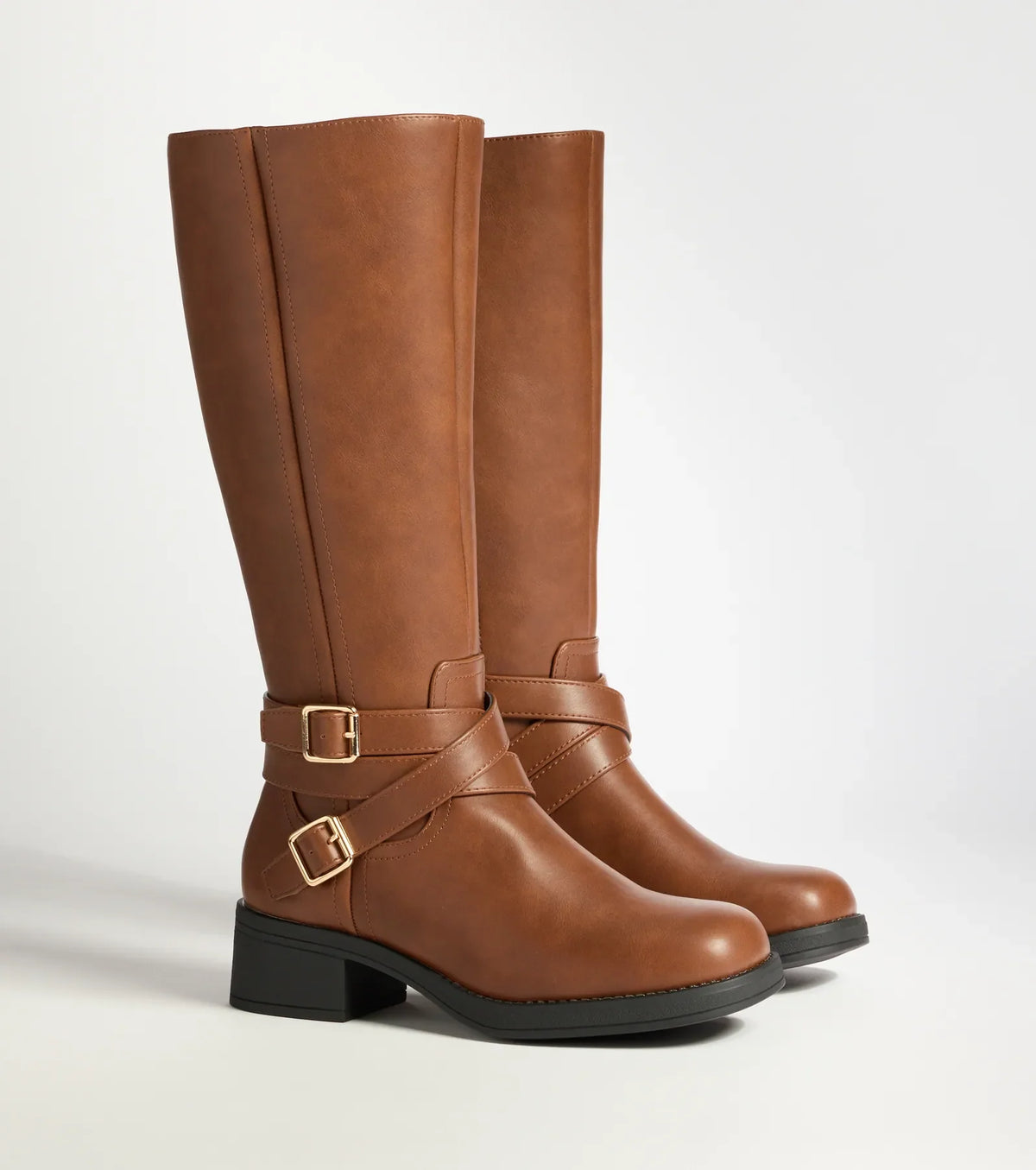 Effortlessly Edgy Under-The-Knee Boots