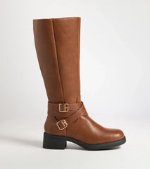 Effortlessly Edgy Under-The-Knee Boots