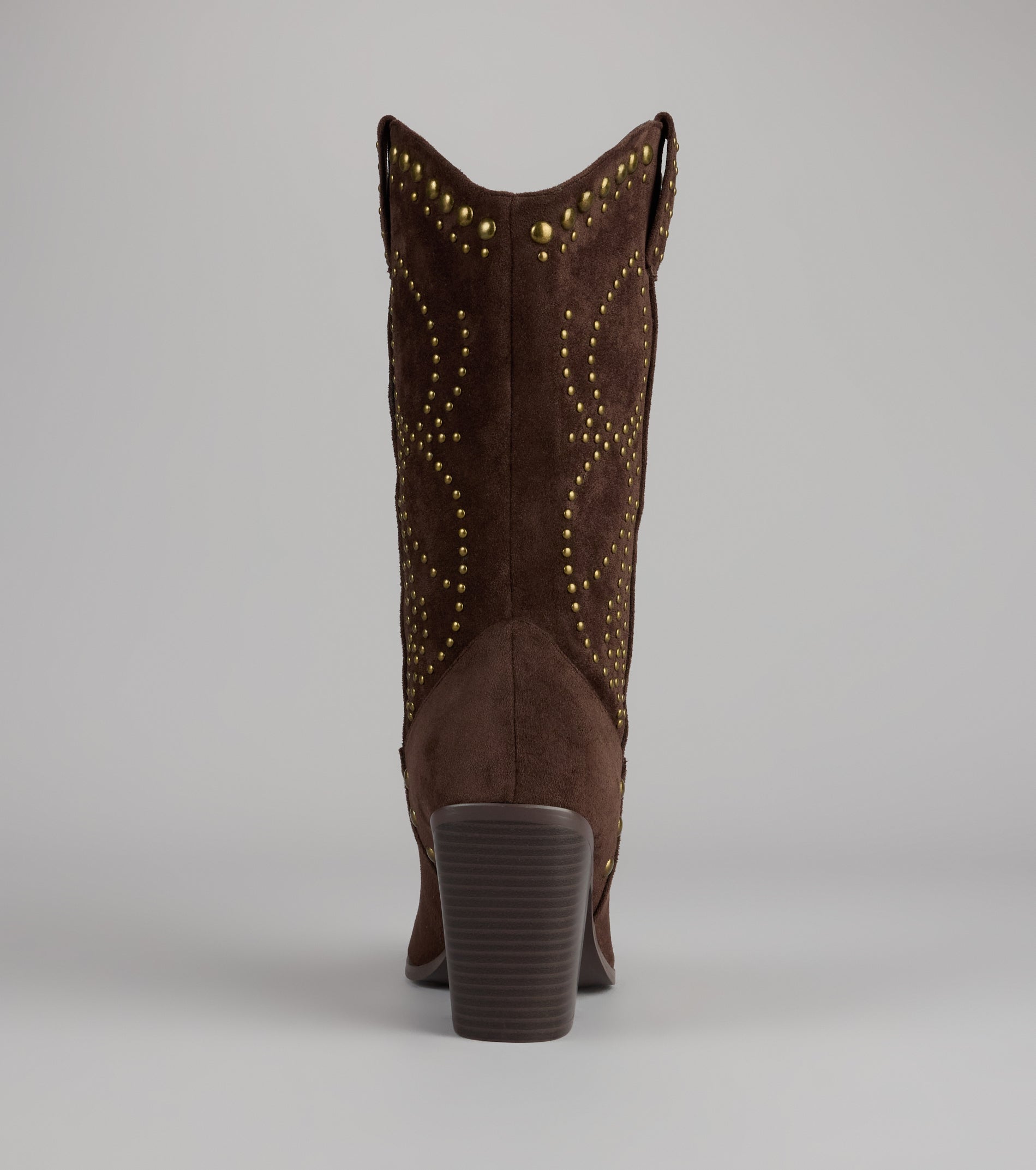 Moving Along Studded Cowboy Boots