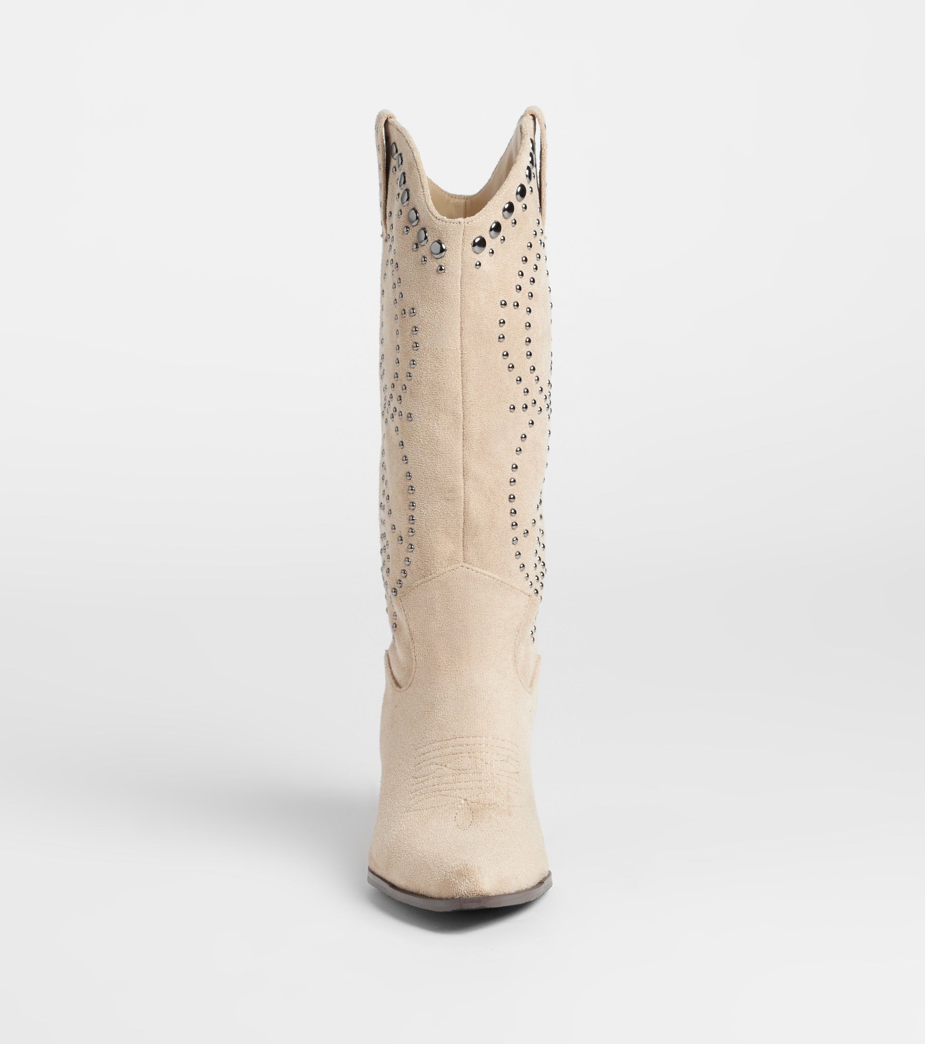 Moving Along Studded Cowboy Boots