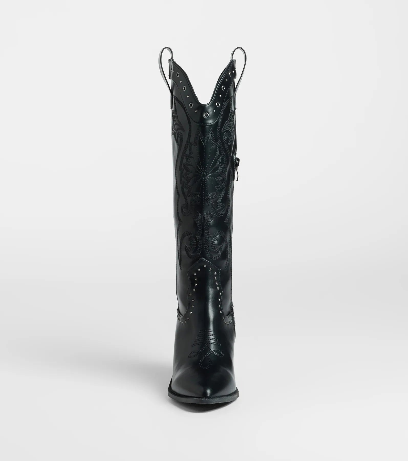 Back In The West Studded Cowboy Boots