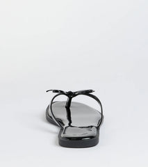 Dainty Looks Bow Thong Sandals