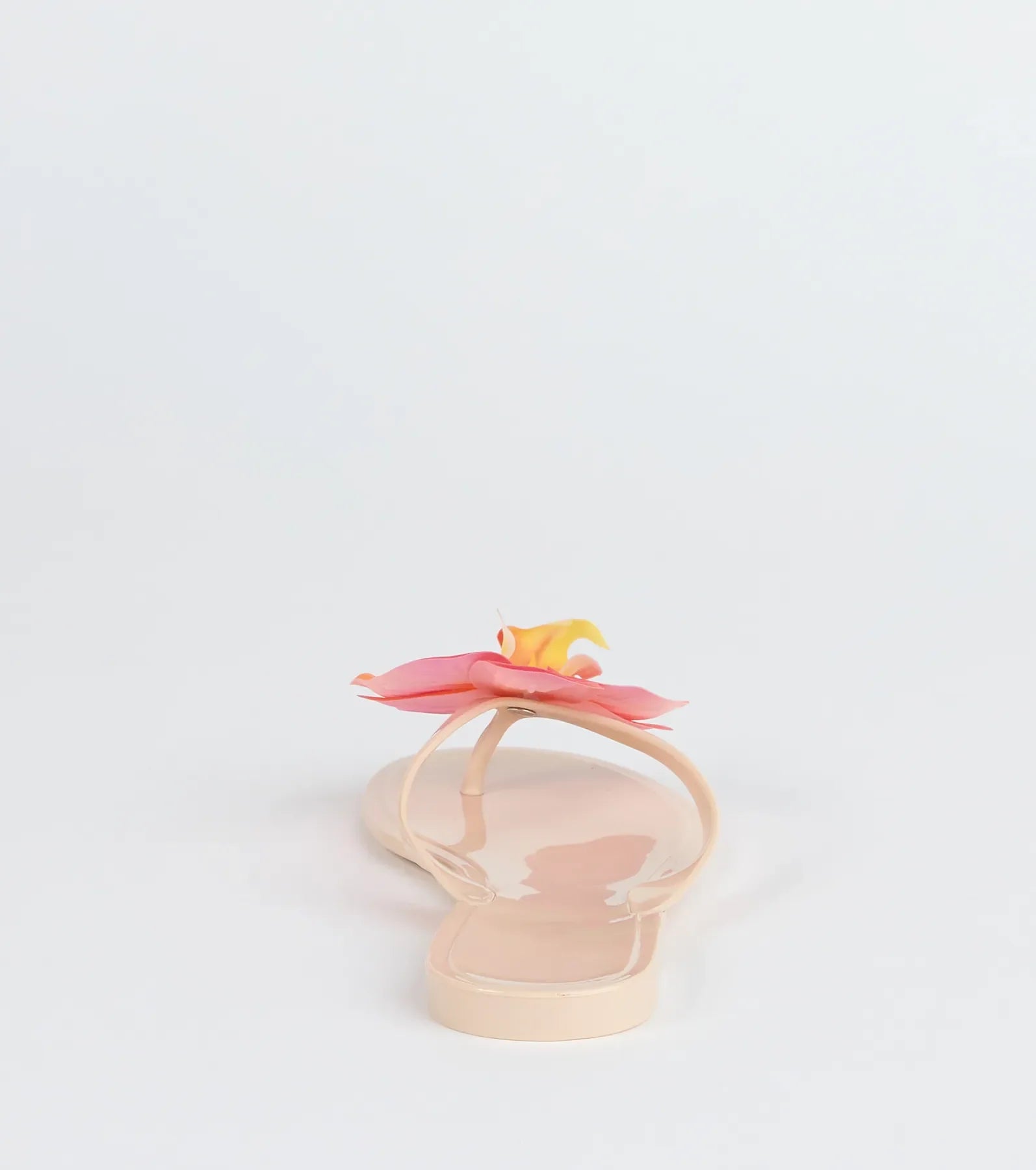 On Vacay Flower Strap Jelly Sandals