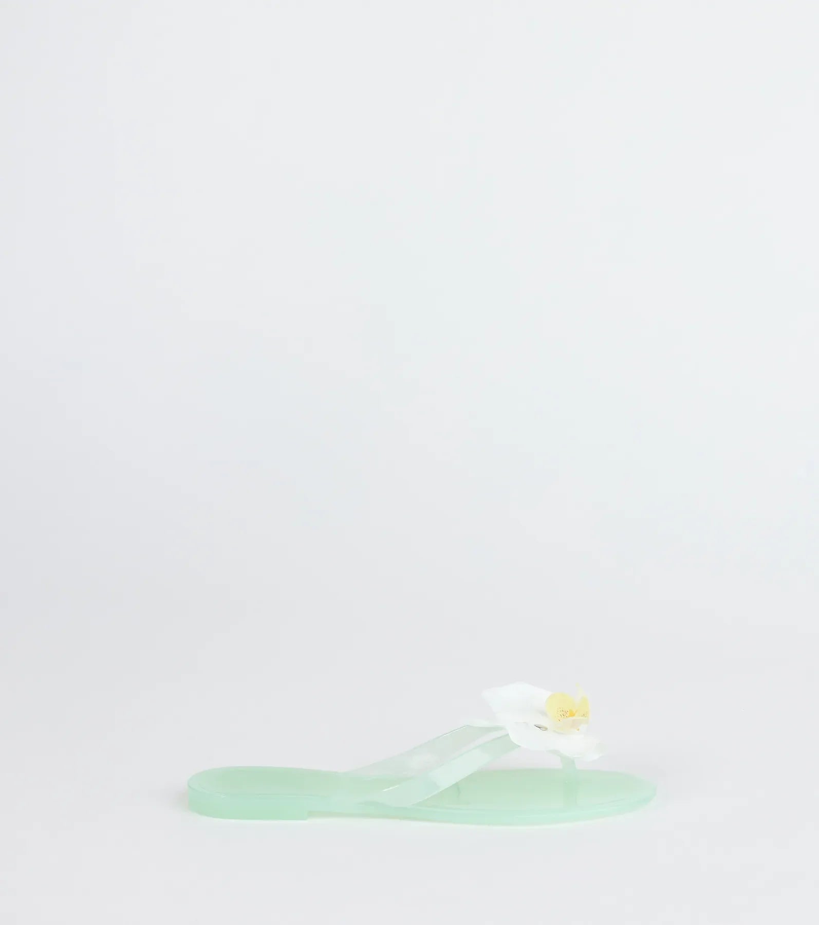 On Vacay Flower Strap Jelly Sandals