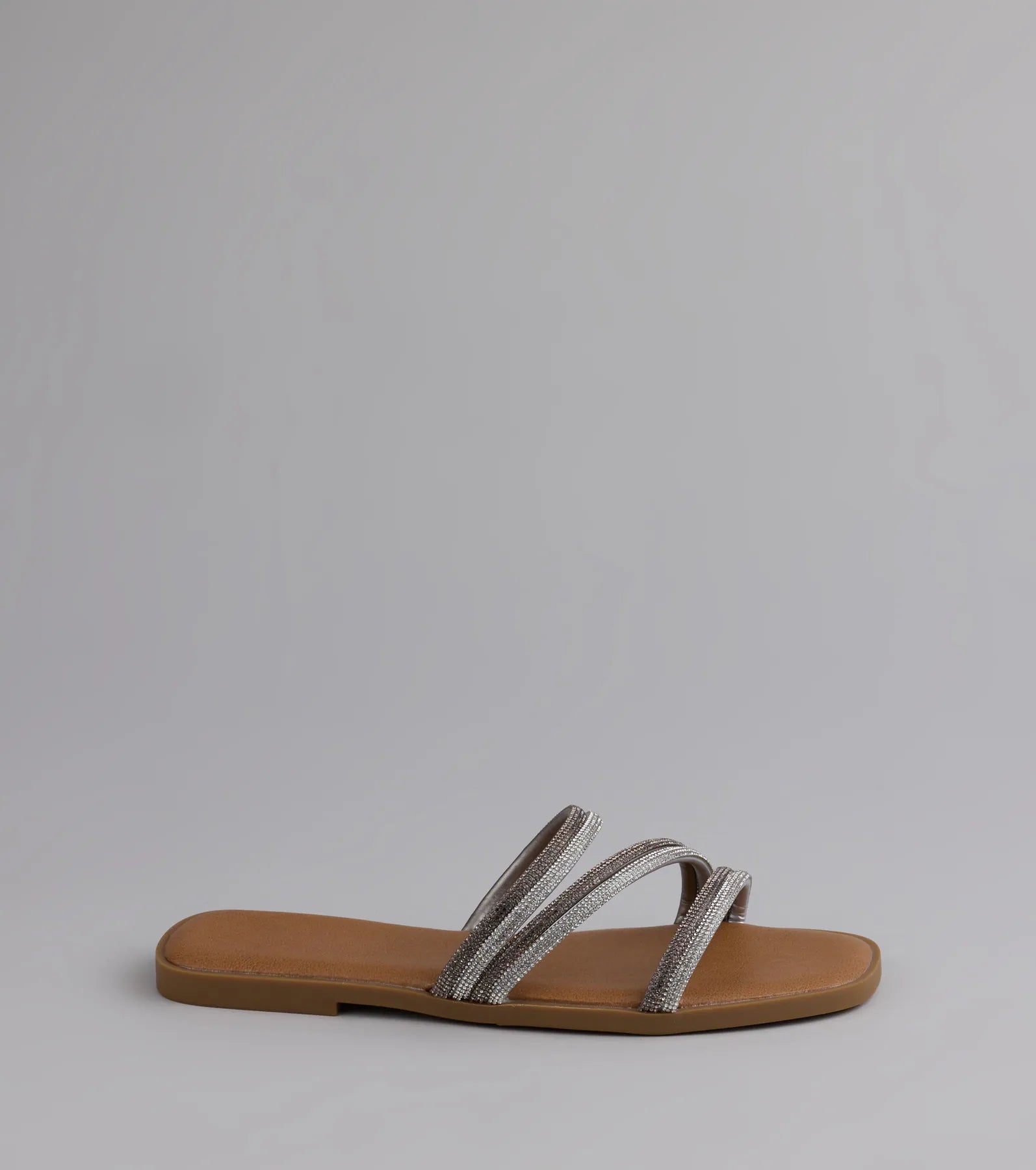 Sparkling Delight Rhinestone Strappy Sandals