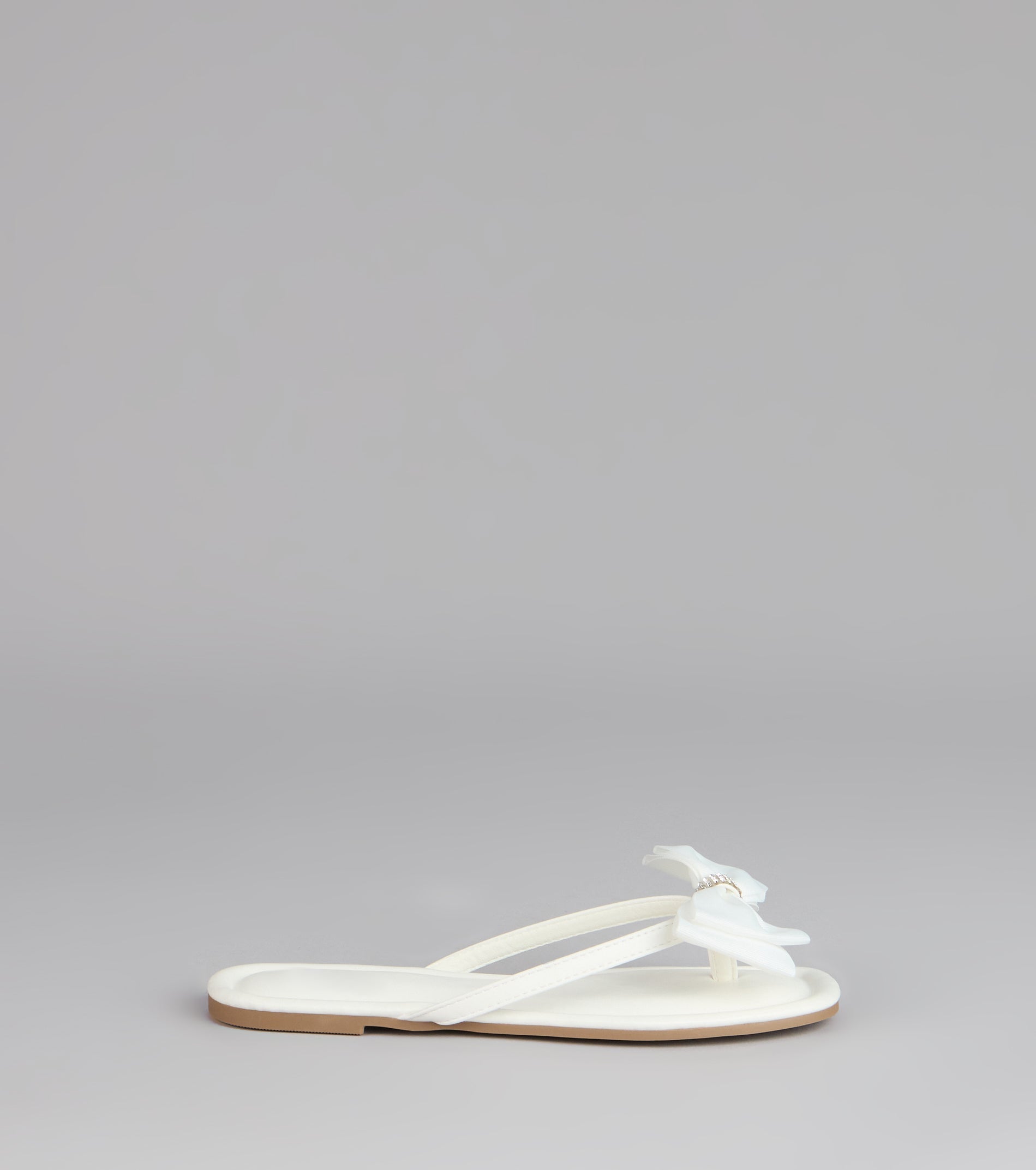 Sweet Steps Bow Thong Sandals