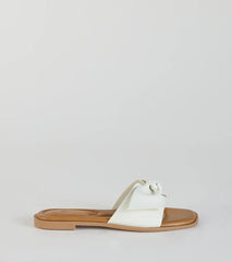 Such A Delight Bow Flat Sandals