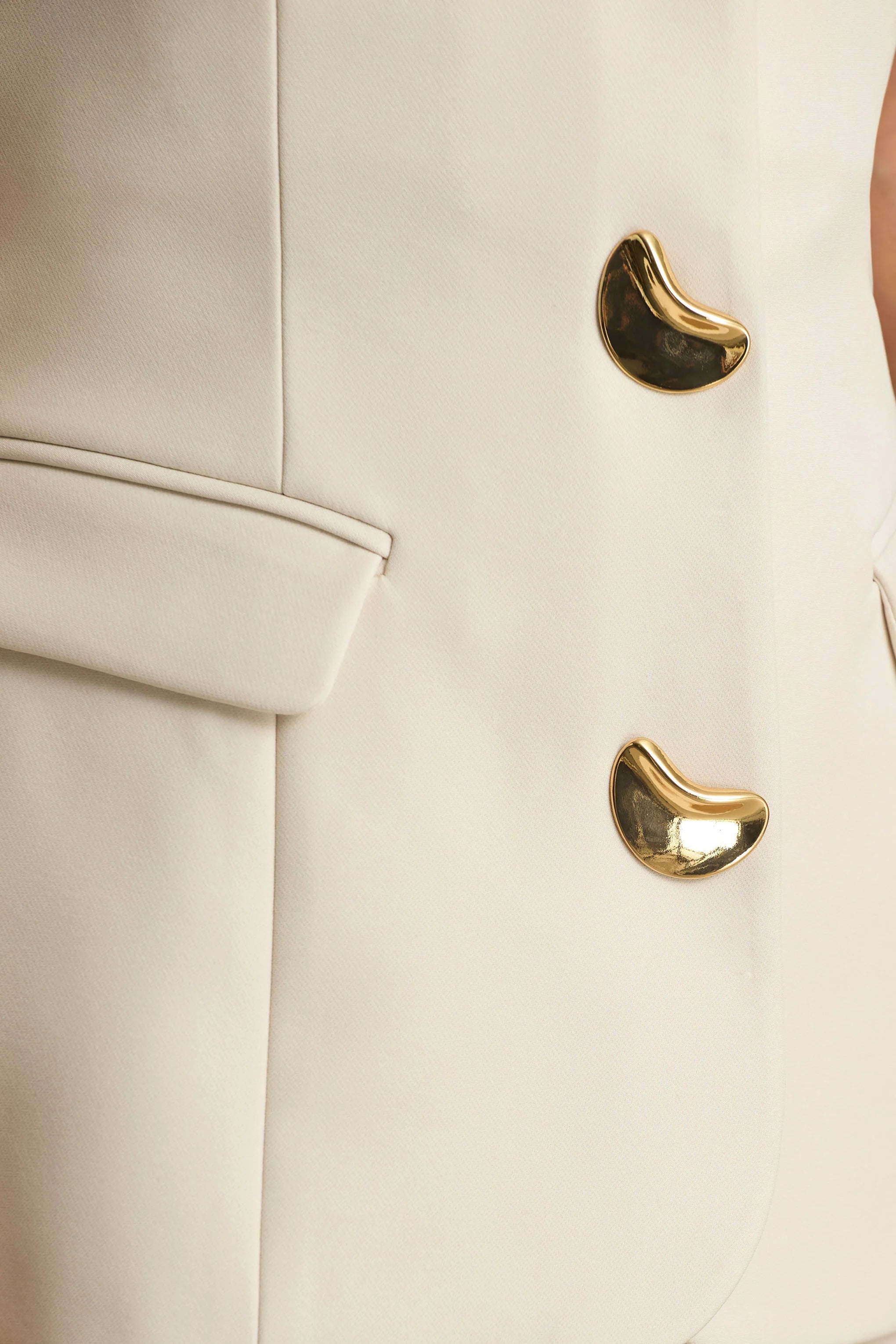 Zoey | Nude Bandeau Jumpsuit