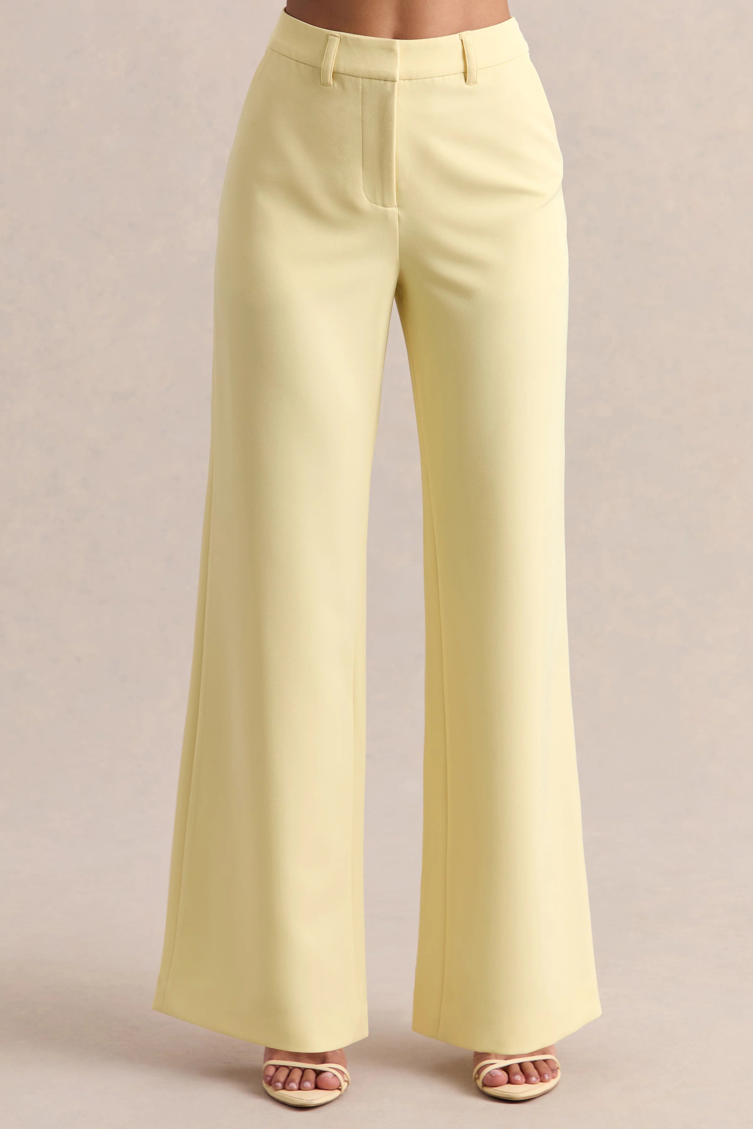 Malou | Lemon Tailored Trousers