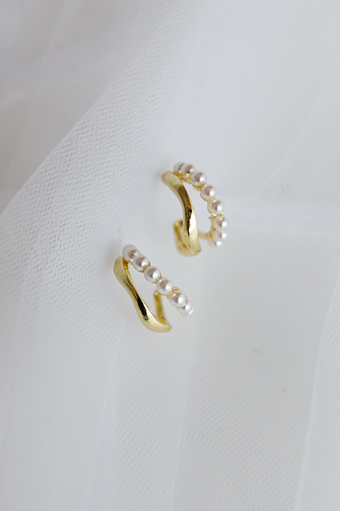 Charis Double Hoops Gold